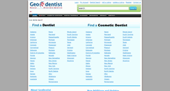 Desktop Screenshot of geodentist.com